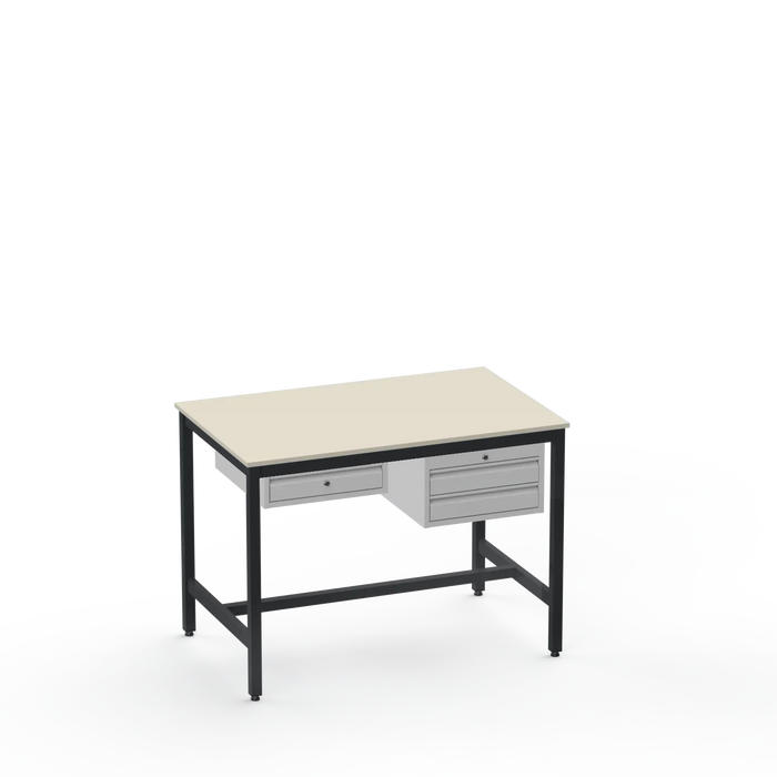 Medium Duty Workbench | Laminate Worktop | 1 Drawer Storage Unit & 2 Drawer Units