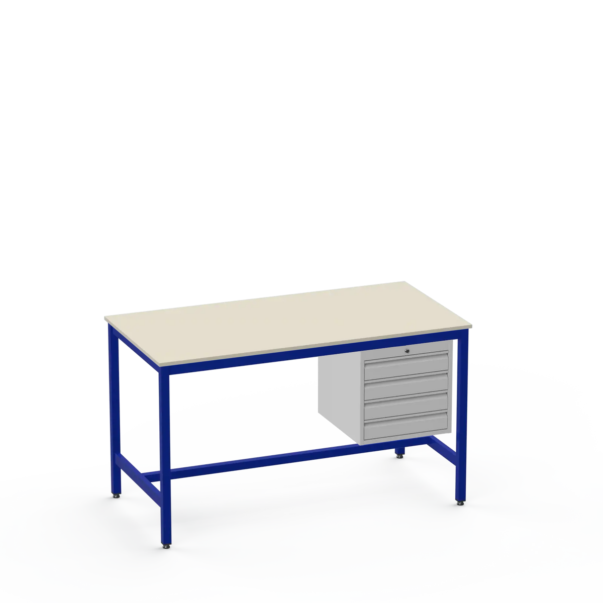 Medium Duty Workbench | Laminate Worktop | 4 Drawers — UK Workbenches