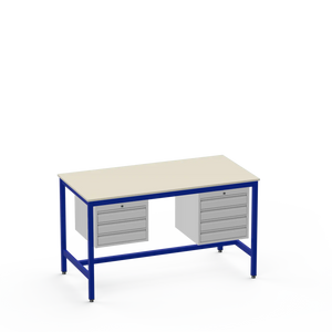 Medium Duty Workbench | Laminate Worktop | 3 & 4 Drawer Units
