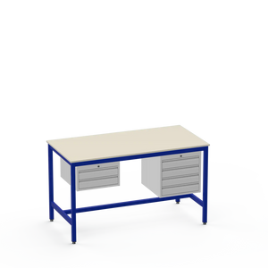 Medium Duty Workbench | Laminate Worktop | 2 & 4 Drawer Units