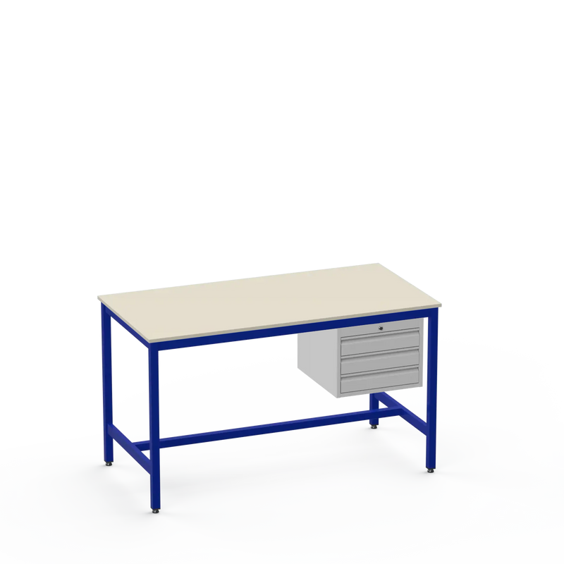 Medium Duty Workbench | Laminate Worktop | 3 Drawers