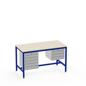 Medium Duty Workbench | Laminate Worktop | 5 Drawers & 3 Drawers