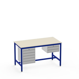 Medium Duty Workbench | Laminate Worktop | 5 Drawers & 2 Drawers
