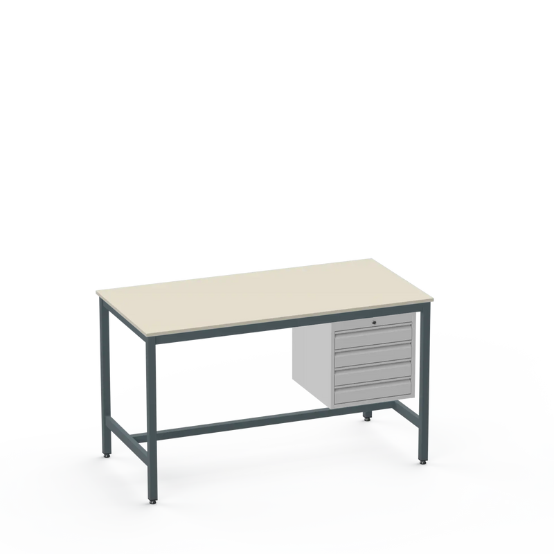 Medium Duty Workbench | Laminate Worktop | 4 Drawers