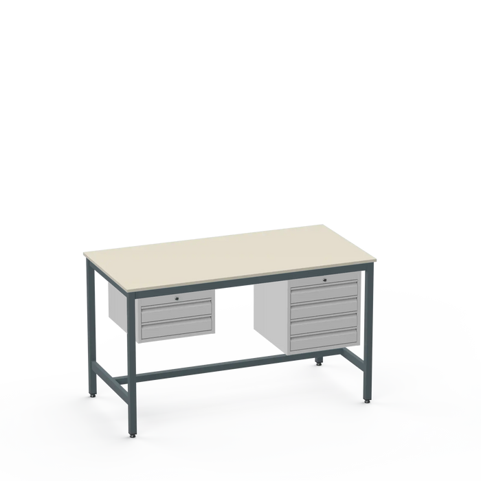 Medium Duty Workbench | Laminate Worktop | 2 & 4 Drawer Units