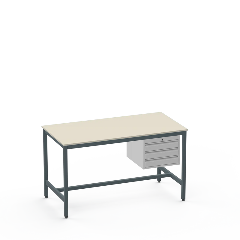 Medium Duty Workbench | Laminate Worktop | 3 Drawers
