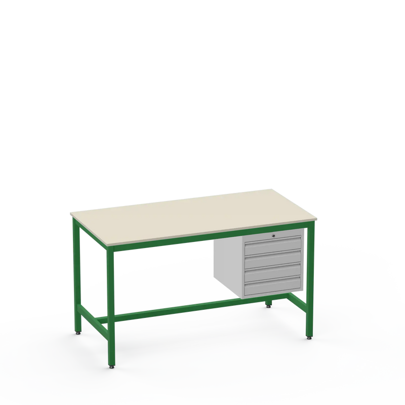 Medium Duty Workbench | Laminate Worktop | 4 Drawers