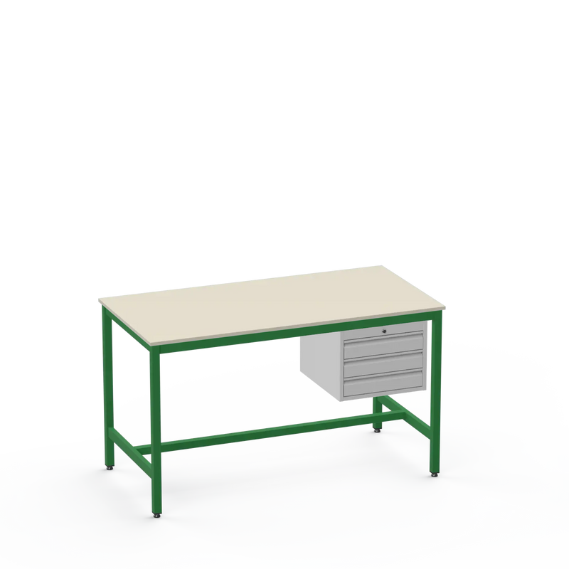 Medium Duty Workbench | Laminate Worktop | 3 Drawers