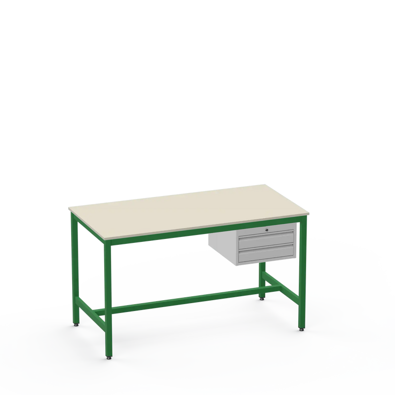 Medium Duty Workbench | Laminate Worktop | 2 Drawers