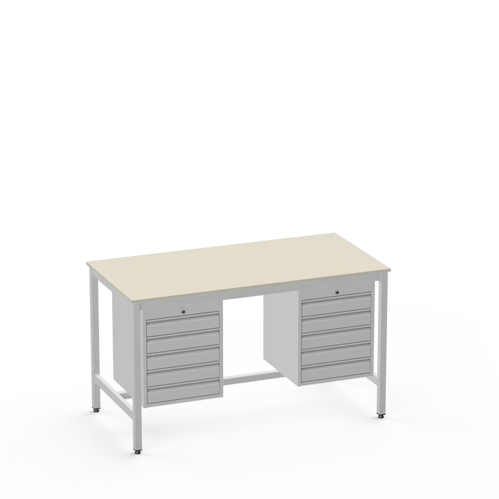 Medium Duty Workbench | Laminate Worktop | 10 Drawers