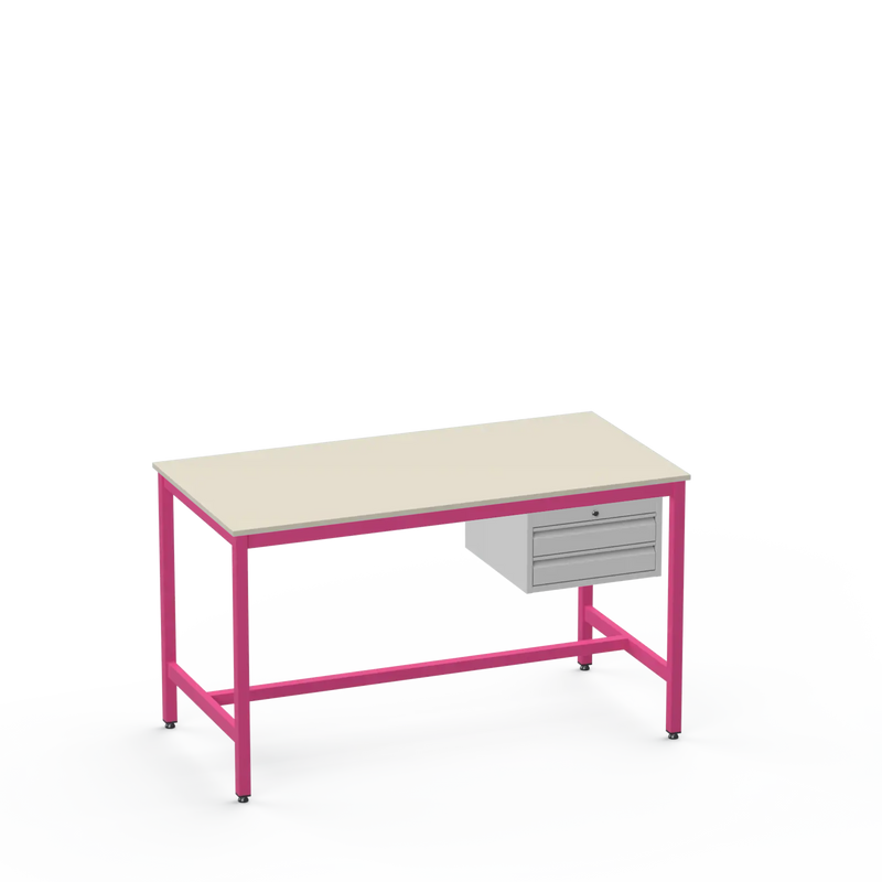 Medium Duty Workbench | Laminate Worktop | 2 Drawers