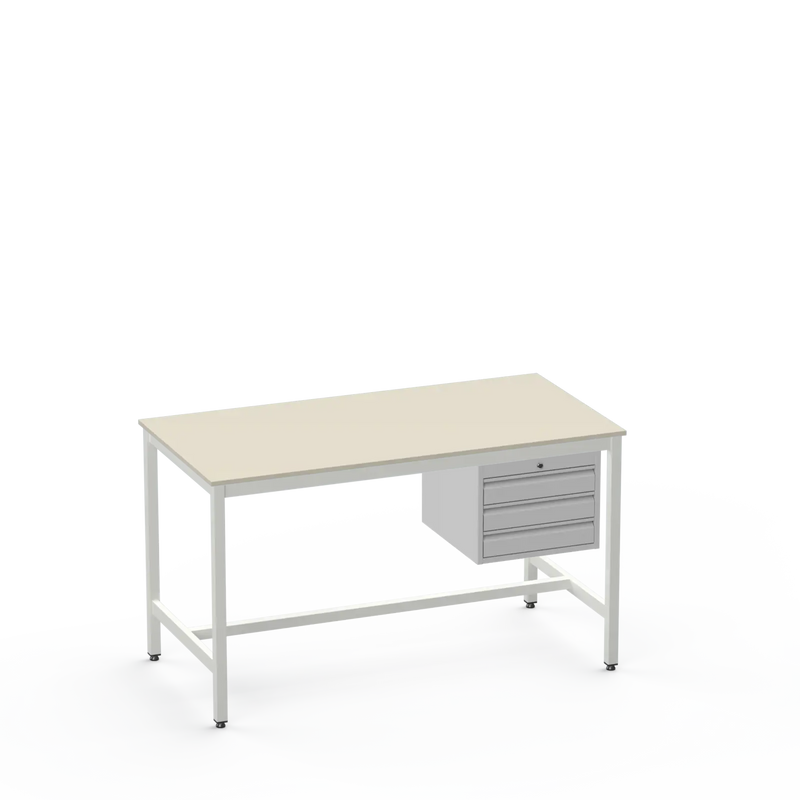Medium Duty Workbench | Laminate Worktop | 3 Drawers
