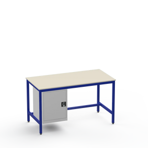 Medium Duty Workbench | Laminate Worktop | Cupboard