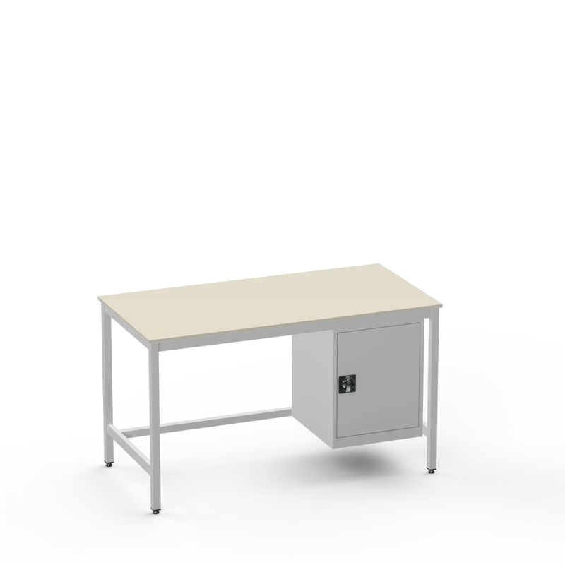 Medium Duty Workbench | Laminate Worktop | Cupboard