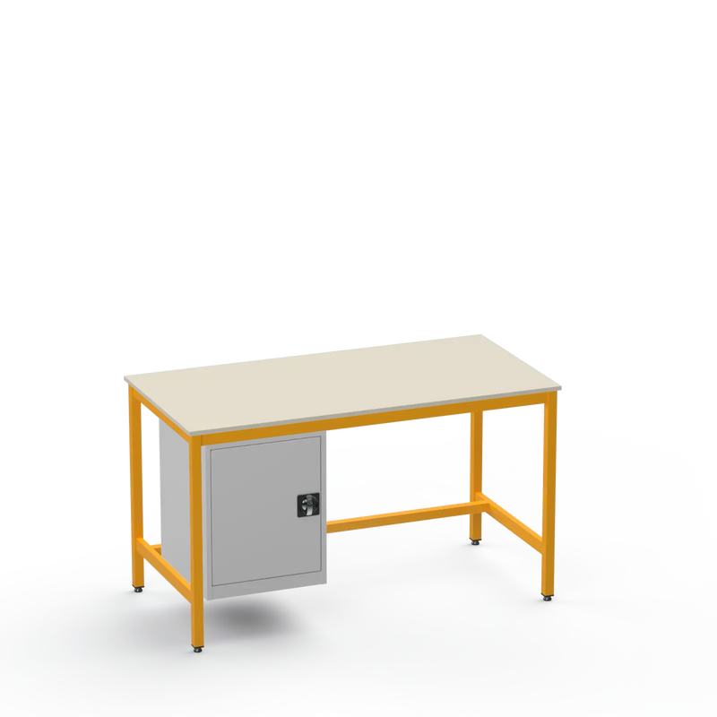 Medium Duty Workbench | Laminate Worktop | Cupboard