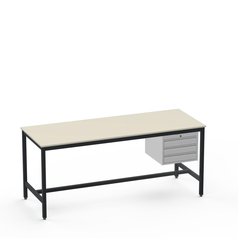 Medium Duty Workbench | Laminate Worktop | 3 Drawers