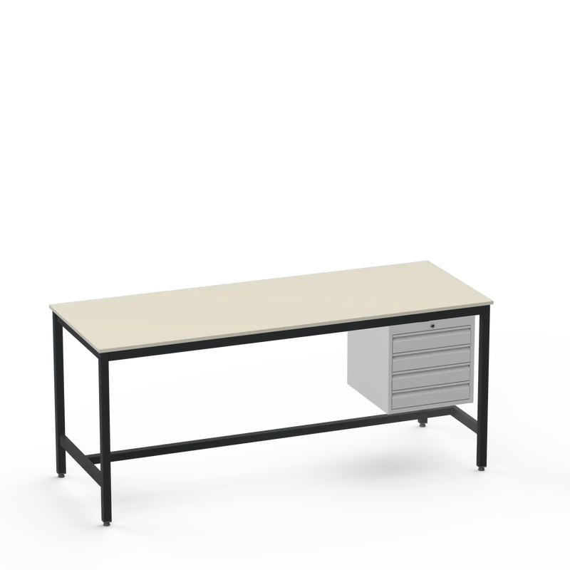 Medium Duty Workbench | Laminate Worktop | 4 Drawers
