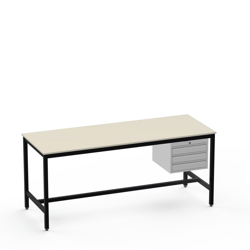 Medium Duty Workbench | Laminate Worktop | 3 Drawers