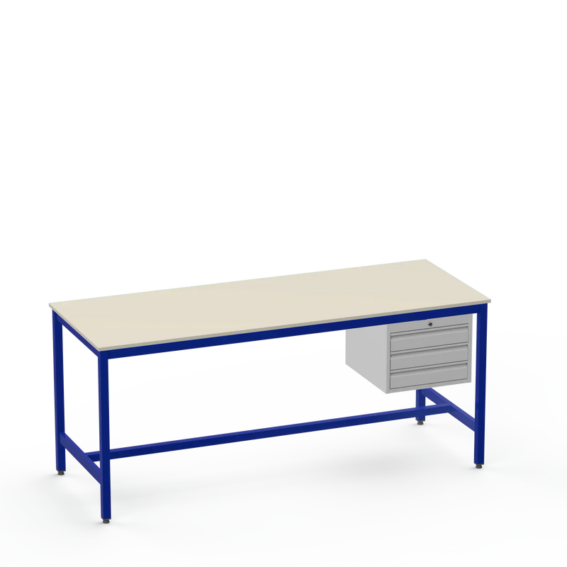 Medium Duty Workbench | Laminate Worktop | 3 Drawers