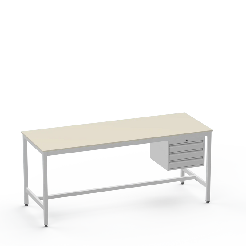 Medium Duty Workbench | Laminate Worktop | 3 Drawers