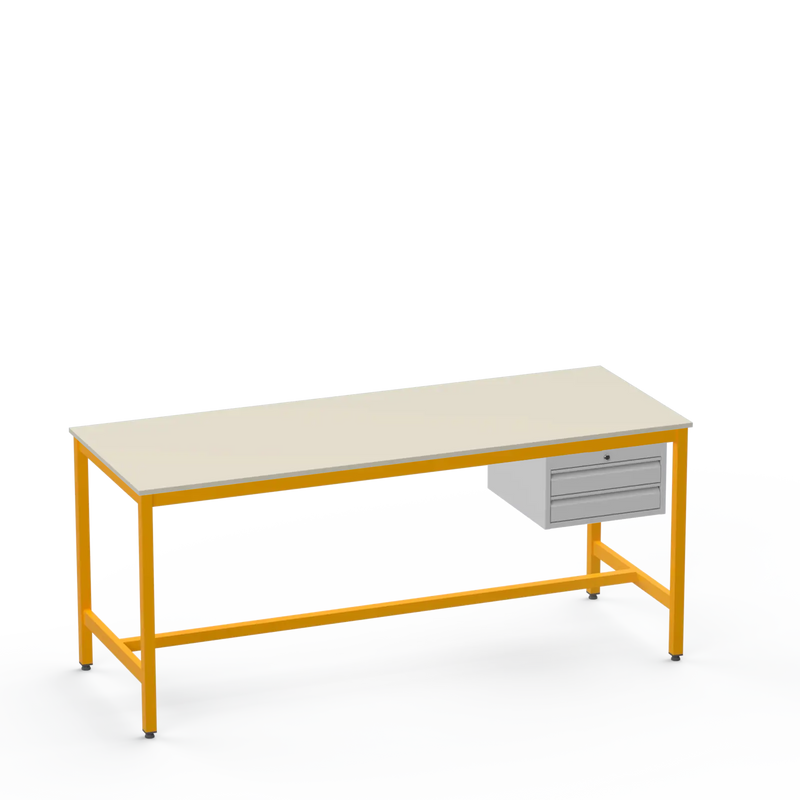 Medium Duty Workbench | Laminate Worktop | 2 Drawers