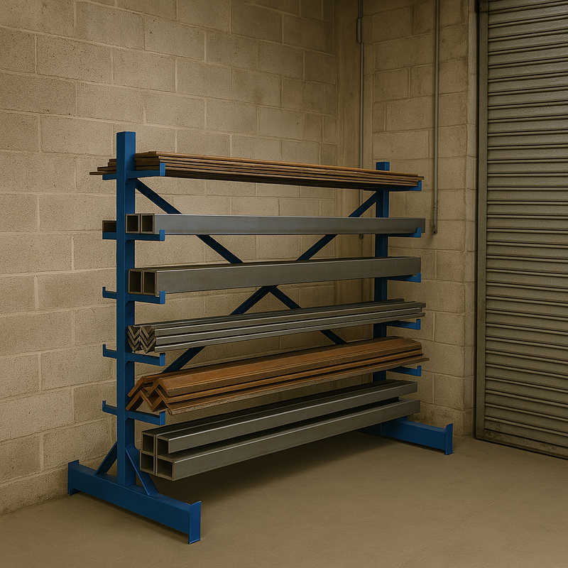 Horizontal Step Rack Horizontal Bar Rack | 2760mm Length | UK Workbenches