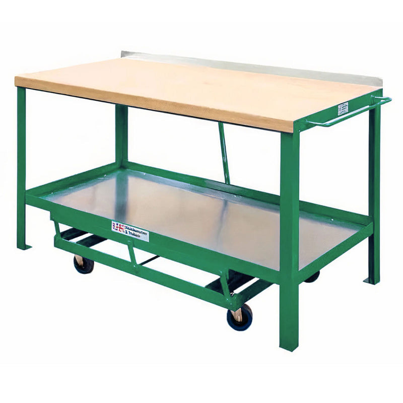 Mobile Workbench | Hard Wooden Worktop