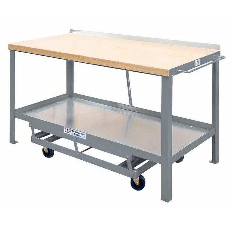 Mobile Workbench | Hard Wooden Worktop