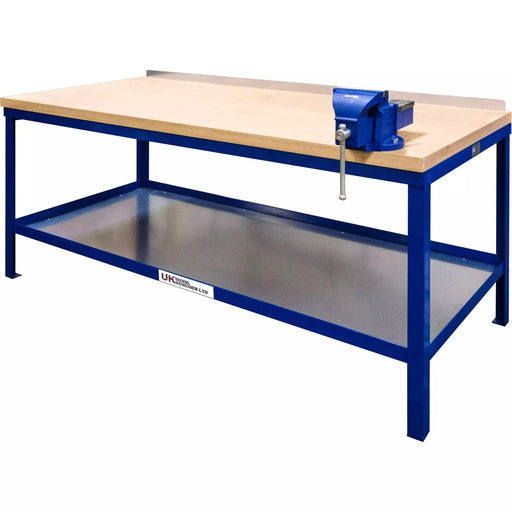 UK Work Benches Heavy Duty Workbenches Heavy Duty Workbench with Hard Wooden Top