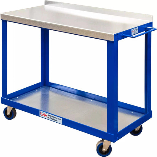 UK Work Benches Tool Trolley Mobile Table Tool Trolley with Workbench