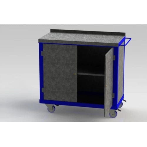 UK Work Benches Tool Trolley Mobile Tool Trolley With Twin Cupboards