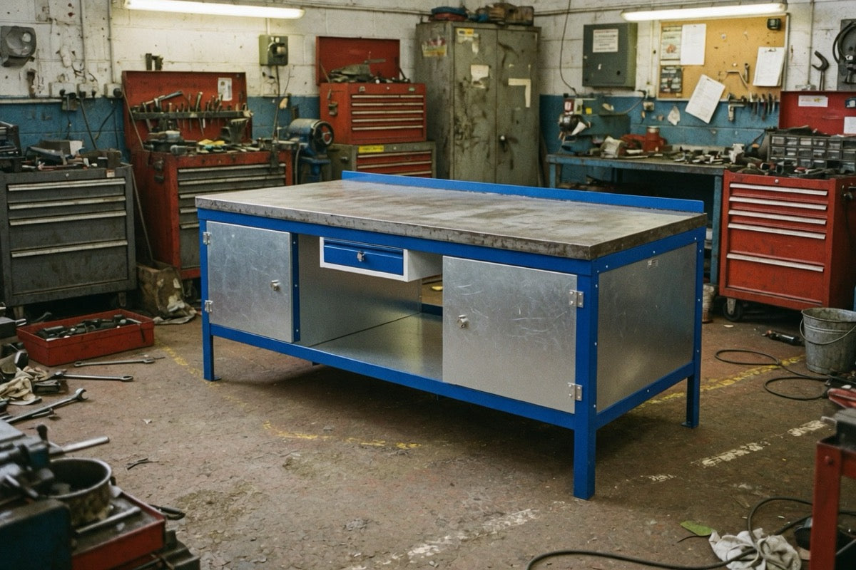 Institutional and Public Sector workbenches and workshop equipment