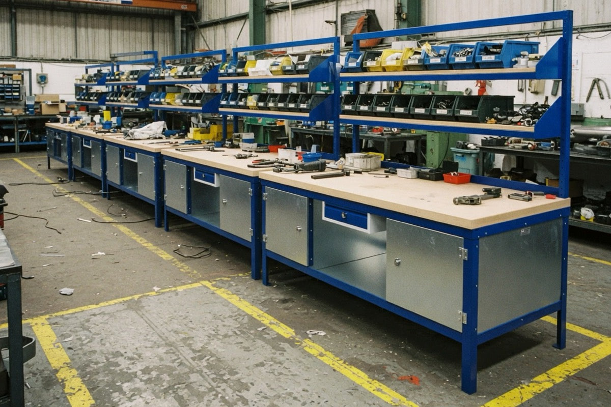 Manufacturing and Assembly workbenches and workshop equipment